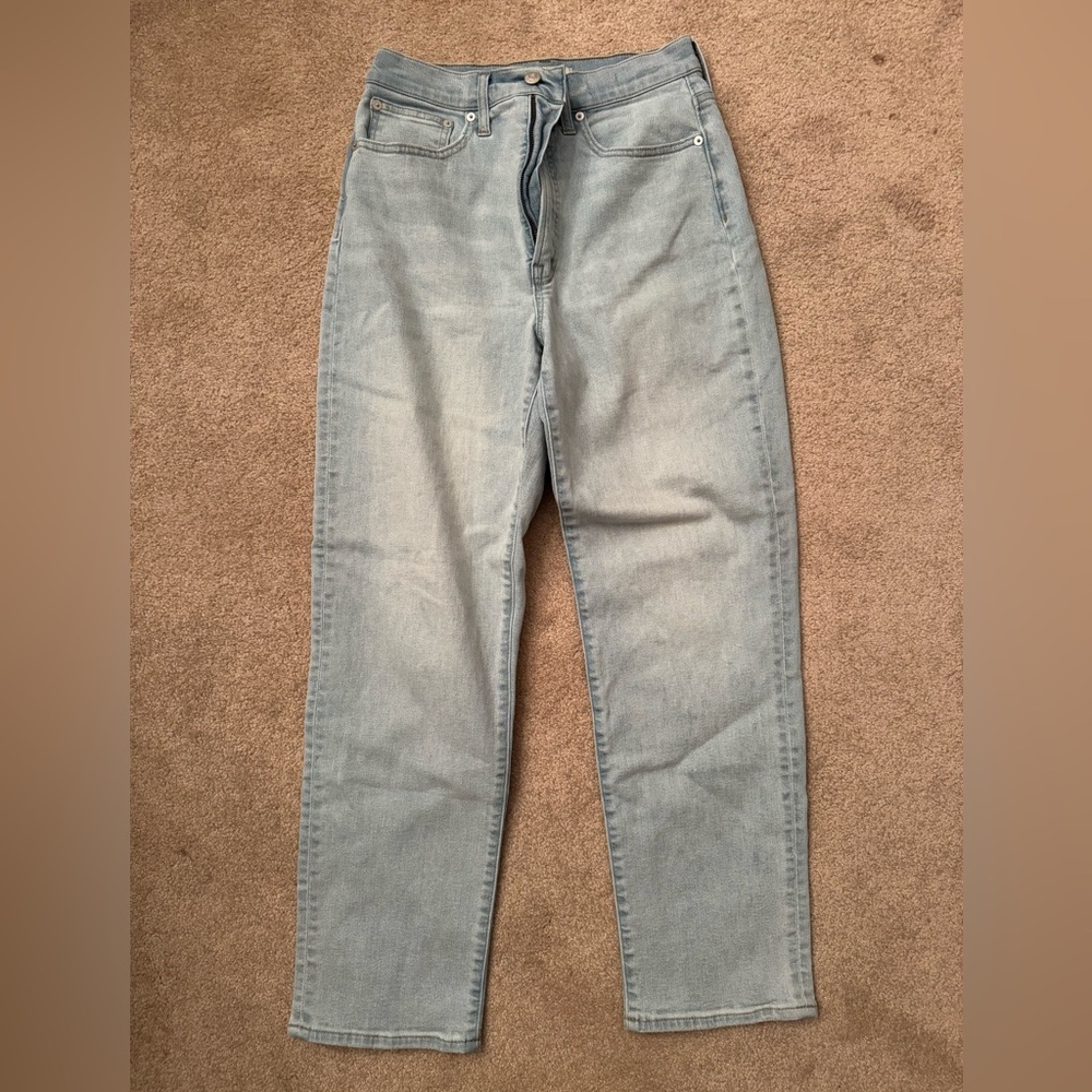 Madewell Perfect Vintage Straight Jeans Women’s 28 Light Wash